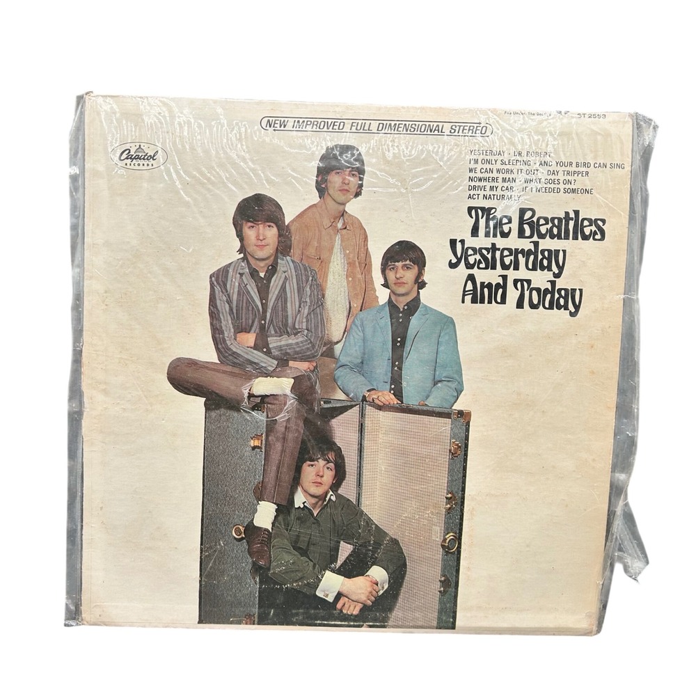The Beatles Yesterday And Today Vinyl LP Apple Records ST 2553 Stereo Pressing
